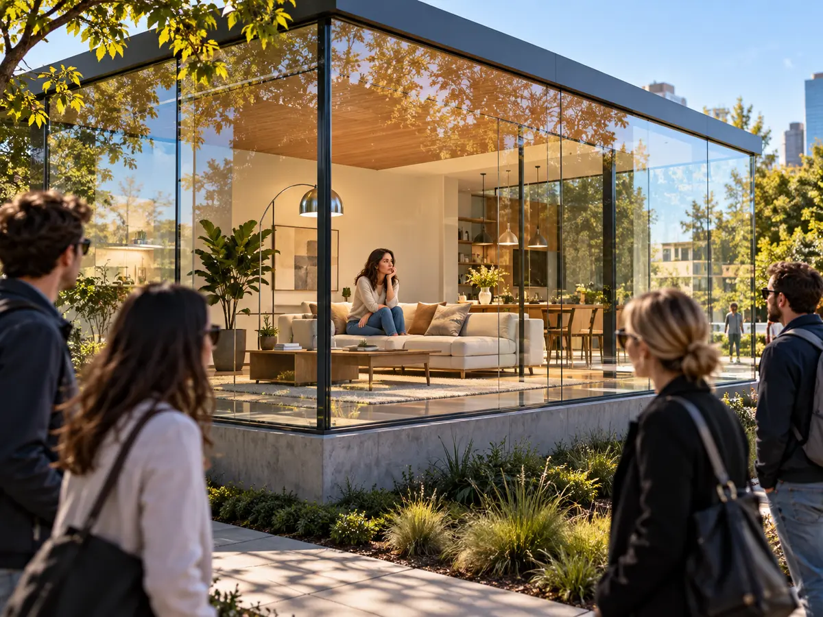 Would You Live in a House with Transparent Walls?
